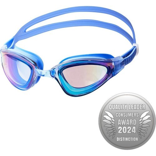 NQG180MAF BLUE/ RAINBOW SWIMMING GOGGLES NILS AQUA