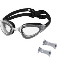 NQG180AF BLACK SWIMMING GOGGLES NILS AQUA