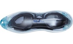 NQG180AF BLACK SWIMMING GOGGLES NILS AQUA