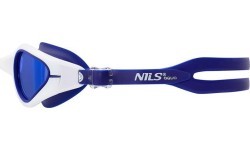 Plaukimo akiniai Nils Aqua NQG480MAF mėlyni/balti