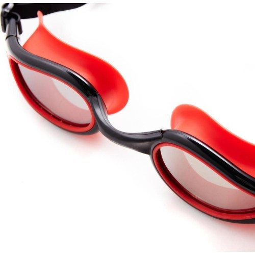 NQG480MAF BLACK/ RED SWIMMING GOGGLES NILS AQUA