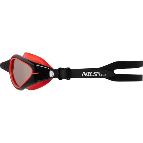 NQG480MAF BLACK/ RED SWIMMING GOGGLES NILS AQUA