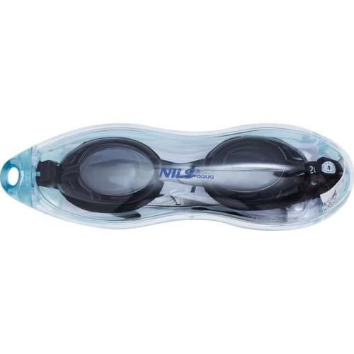 Juodi plaukimo akiniai NILS AQUA NQG500AF