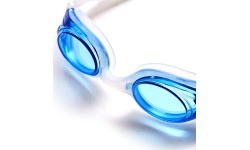 NQG600AF WHITE/ BLUE SWIMMING GOGGLES NILS AQUA