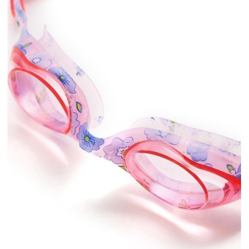NQG170FAF PINK FLOWERS JUNIOR SWIMMING GOGGLES NILS AQUA