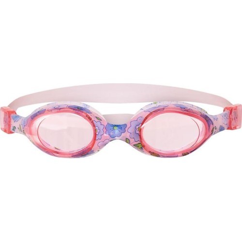 NQG170FAF PINK FLOWERS JUNIOR SWIMMING GOGGLES NILS AQUA