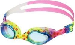 NQG170FAF BLUE FLOWERS JUNIOR GOGGLES NILS AQUA