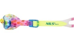 NQG170FAF BLUE FLOWERS JUNIOR GOGGLES NILS AQUA