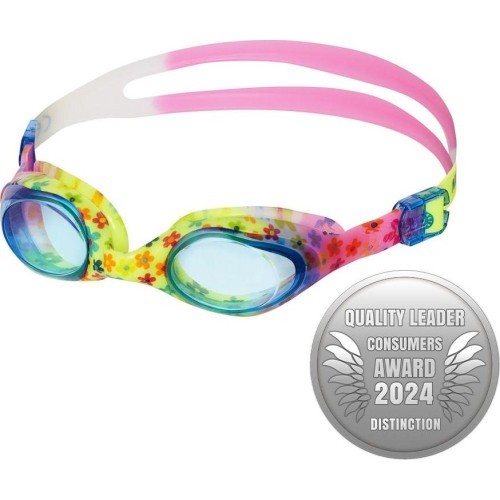 NQG170FAF BLUE FLOWERS JUNIOR GOGGLES NILS AQUA