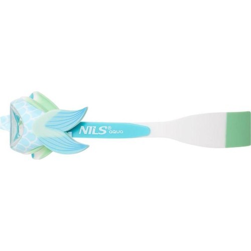 NQG870SAF BLUE MERMAID JUNIOR SWIMMING GOGGLES NILS AQUA