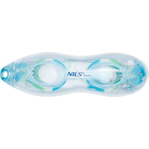 NQG870SAF BLUE MERMAID JUNIOR SWIMMING GOGGLES NILS AQUA