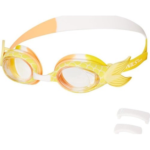 NQG870SAF YELLOW MERMAID JUNIOR GOGGLES NILS AQUA