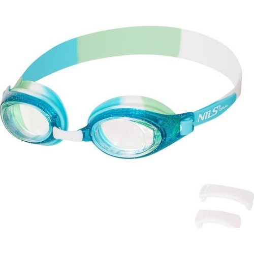 NQG870AF BLUE JUNIOR SWIMMING GOGGLES NILS AQUA