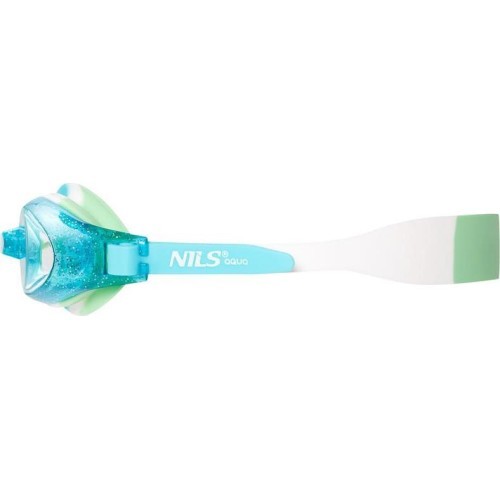 NQG870AF mėlyni vaikiški plaukimo akiniai NILS AQUA