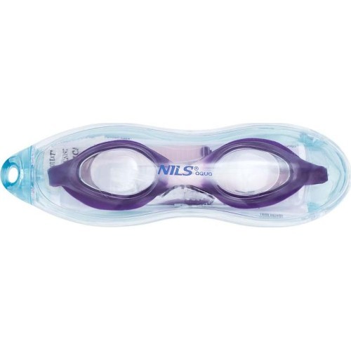 Детские очки для плавания NILS AQUA NQG170AF, фиолетово-розовые