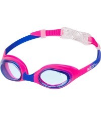 Детские очки для плавания NQG170AF розово-синие Nils Aqua