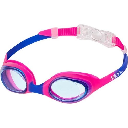 NQG170AF PINK/ BLUE KIDS SWIMMING GOGGLES NILS AQUA