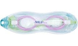 NQG700AF GREEN/ VIOLET JUNIOR SWIMMING GOGGLES NILS AQUA