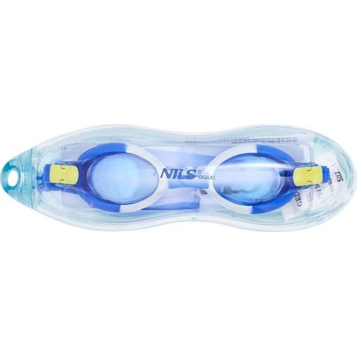 NQG700AF BLUE JUNIOR SWIMMING GOGGLES NILS AQUA