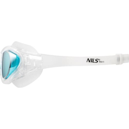 NQG280MAF WHITE JUNIOR SWIMMING GOGGLES/MASK NILS AQUA