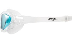 NQG280MAF WHITE JUNIOR SWIMMING GOGGLES/MASK NILS AQUA