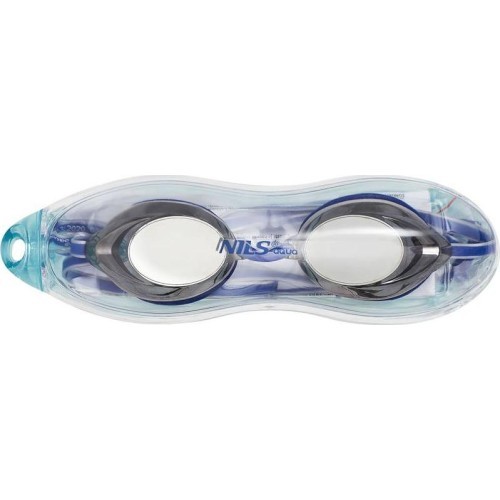 NQG230MAF BLUE RACING SWIMMING GOGGLES NILS AQUA