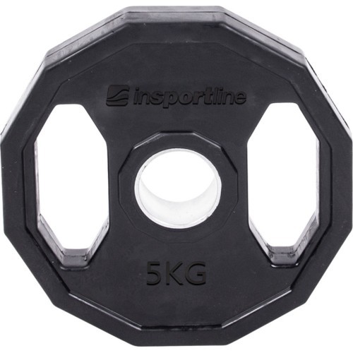 Guma dengtas olimpinis svorio diskas inSPORTline Ruberton 5 kg 50 mm