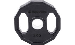 Rubber Coated Olympic Weight Plate inSPORTline Ruberton 5kg 50 mm