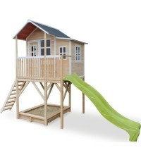 EXIT Loft 750 wooden playhouse - natural