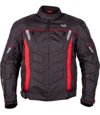 Men’s Motorcycle Jacket WD Motorsports Vegas 2.0 - Black/Red