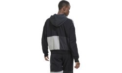 Adidas Women's Full-Zip Hoodie Grey/Black HC8833