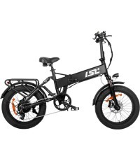 Складной электрический фэтбайк ISL Baxom 20” - Чёрный