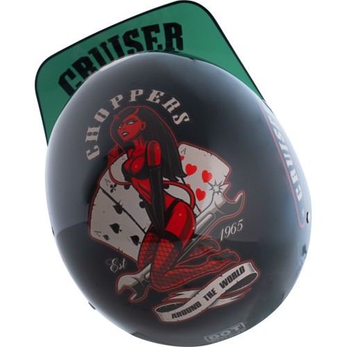 Open-Face Retro Helmet W-TEC Skarim