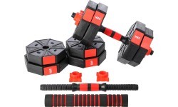 SGC20 kompozitinis štangos ir hantelių rinkinys HMS - 15 kg