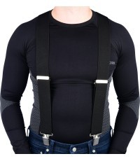 Suspenders Oxford Riggers - Braces, Black