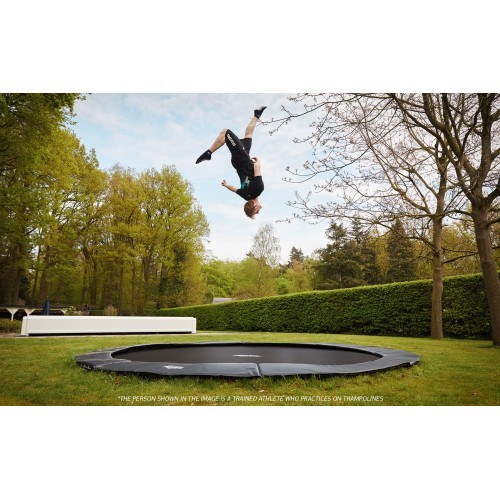 Батут BERG Sports Champion FlatGround 380, зелёный