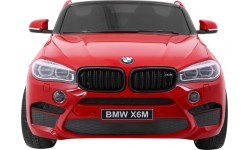 Elektromobilis BMW X6M XXL, dažytas raudonas