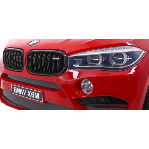 Elektromobilis BMW X6M XXL, dažytas raudonas