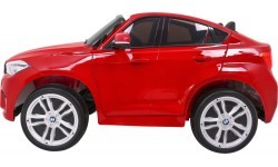 Elektromobilis BMW X6M XXL, dažytas raudonas