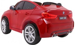 Elektromobilis BMW X6M XXL, dažytas raudonas