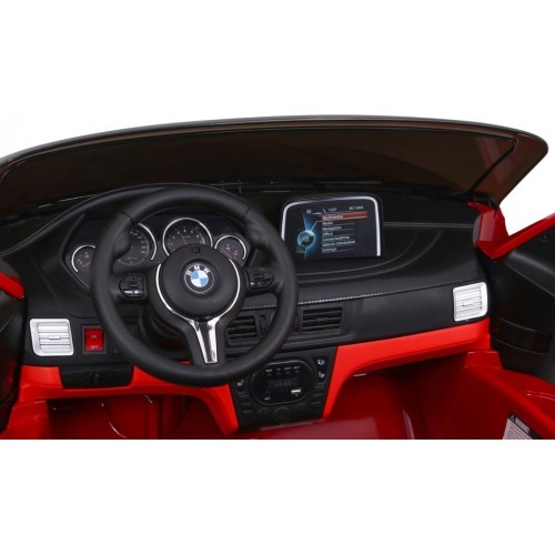Elektromobilis BMW X6M XXL, dažytas raudonas