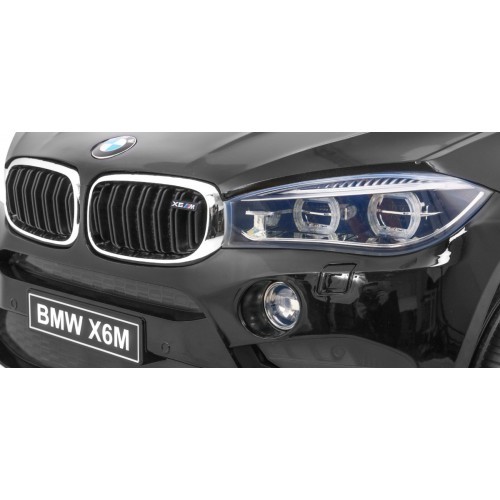 Elektromobilis BMW X6M, lakuotas juodas