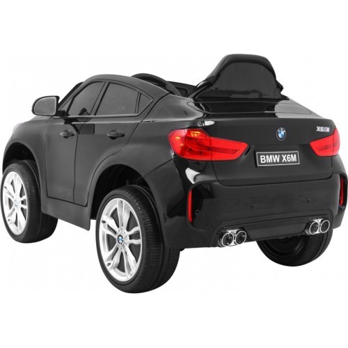 Elektromobilis BMW X6M, lakuotas juodas