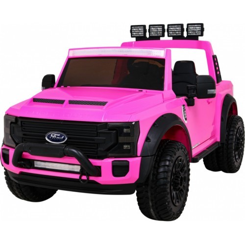 Детский электромобиль Ford Super Duty, розовый