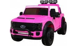 Elektromobilis vaikams Ford Super Duty, rožinis