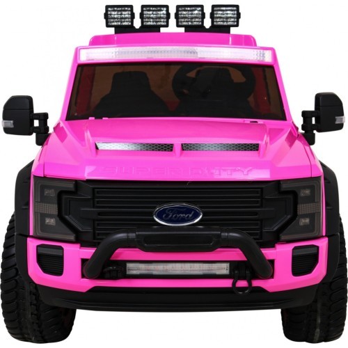 Elektromobilis vaikams Ford Super Duty, rožinis