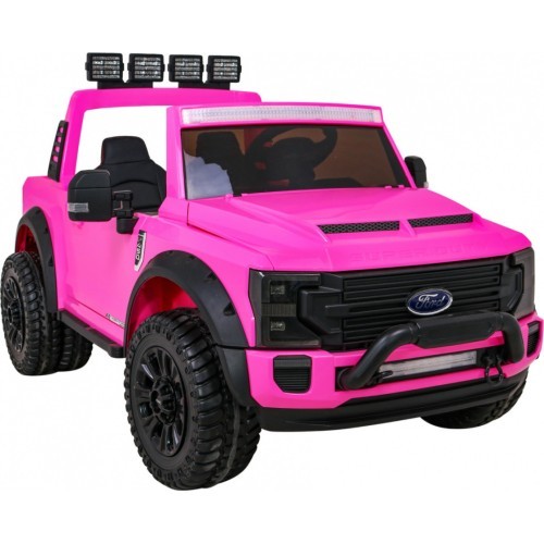 Elektromobilis vaikams Ford Super Duty, rožinis