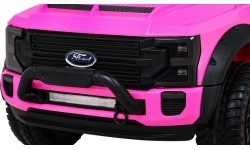 Elektromobilis vaikams Ford Super Duty, rožinis