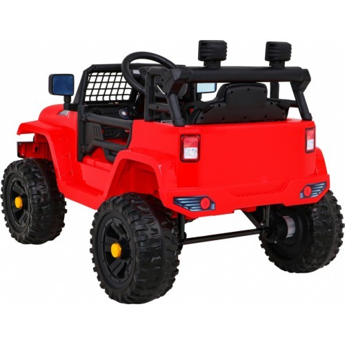 Elektromobilis Jeep Dark Night, raudonas