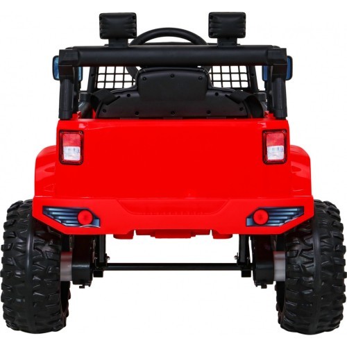 Elektromobilis Jeep Dark Night, raudonas